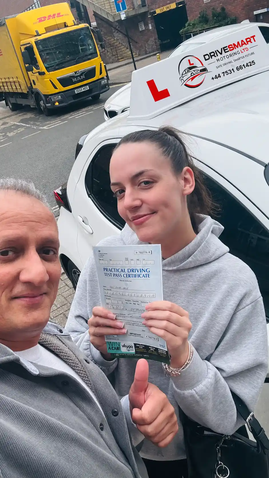 DriveSmart learner who passed their driving test first time (05)